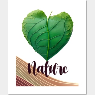 Love Nature No. 3: Green Valentine's Day Posters and Art